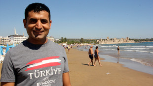 Mersin sahillerinde yazdan kalma günler