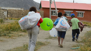 Moğolistan'da kurban sevinci