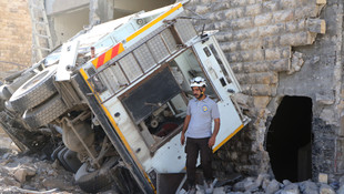 Halep'te sivil yerleşim alanlarına saldırı