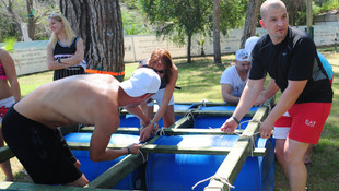Sal ile denize açılıp öz güvenlerini sınadılar