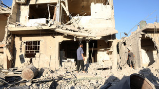 Şam'da yerleşim yerine saldırı