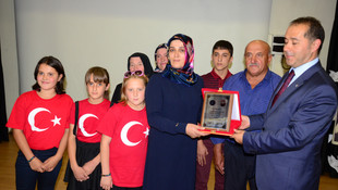 Şehit muhtar isminin verildiği okulda anıldı