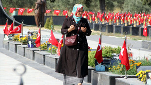 Soma'da madenci şehitliğine bayram ziyareti
