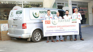 Suriye halkına kurban yardımı