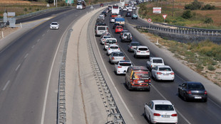 Tatilciler dönüş yolunda