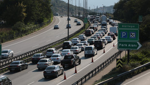 Tatilciler dönüş yolunda