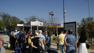 Tatilcilerin dönüş yolunda yoğunluk yaşanıyor