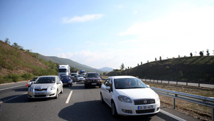 Tatilciler dönüş yolunda