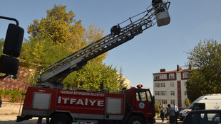 Tekirdağ'da hastanede yangın tatbikatı