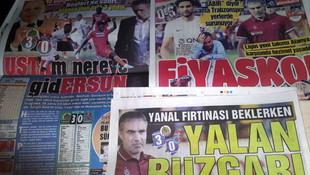 Trabzonspor'un kötü başlangıcına yerel basın ve taraftar tepkisi