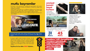 Trafik güvenliği için 200 bin broşür