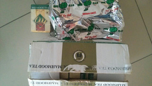 Vanda 5 ton kaçak çay ele geçirildi