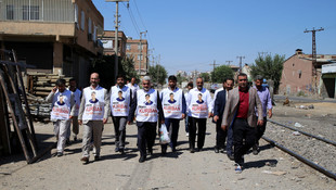 Yasinler kurban dağıtmaya devam ediyor