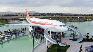 Konyada yolcu uçağı restoran oldu