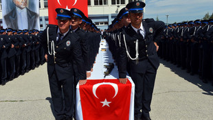 Yozgat POMEMde 843 polis adayı için mezuniyet töreni düzenlendi