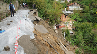 Zonguldak’ta heyelan