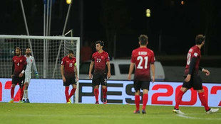 Dünya Kupası eleme maçında İzlandaya 2-0 yenilen A Milli Takım 2 puanda kaldı