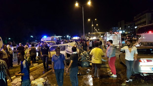 Antalya'da 5 aracın karıştığı trafik kazası: 3 yaralı