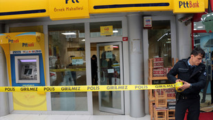 Ataşehir'de PTT şubesi soyuldu