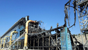 Aydın'da jeotermal tesislerinde yangın