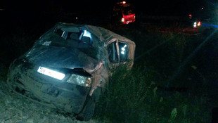 Aydın'da minibüs şarampole devrildi: 1 ölü, 3 yaralı