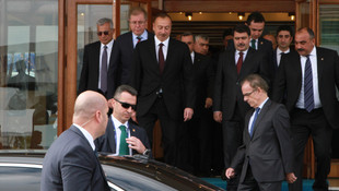Azerbaycan Cumhurbaşkanı Aliyev, Türkiye'ye geldi