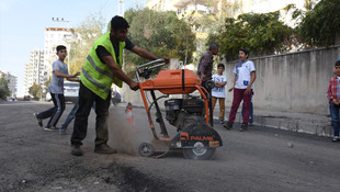 Batman'da 17 günde 20 bin ton asfalt serildi