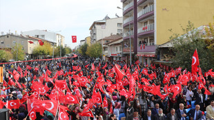 Bingöl'de Teröre lanet mitingi