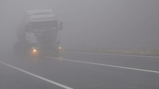 Bolu Dağı'nda yoğun sis