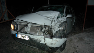 Burdur’da trafik kazası: 2 yaralı