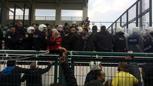 Bursa'da amatör maçta gerginlik