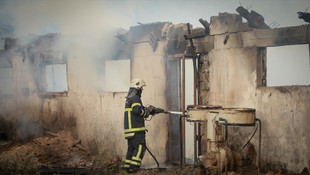 Bursa'da fabrika yangını