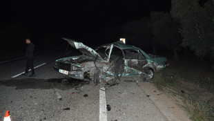 Bursa'da trafik kazası: 1 ölü, 2 yaralı