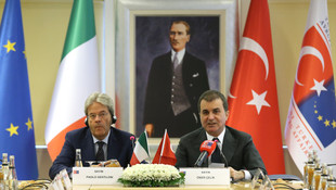 Çelik-Gentiloni ortak basın toplantısı