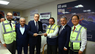 Cumhurbaşkanı Erdoğan, Avrasya Tüneli'nden geçti