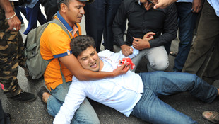 Fas'ta emeklilik yasası protestosu