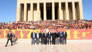 Galatasaraylılar Ata'nın huzurunda