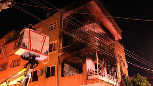 Hatay'da ev yangını