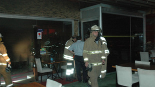 İzmir'de iş yeri yangını