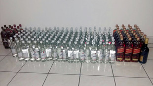 Kars'ta kaçak içki operasyonu