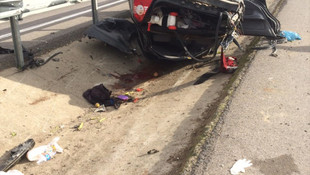 Kediye çarpmamak için kaza yaptı : 1 ölü, 6 yaralı