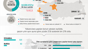 GRAFİKLİ- Konut satış istatistikleri