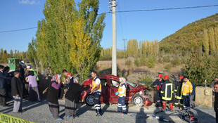 Konya'da trafik kazası: 1 ölü, 1 yaralı