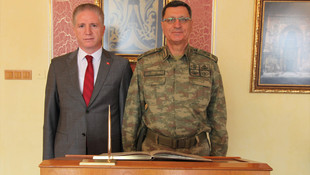 Korgeneral Yaşar'dan Sivas Valisi Gül'e ziyaret