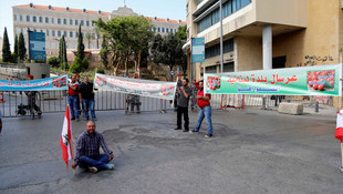 Lübnan'da çiftçi protestosu