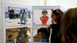 Lübnan'da Suriyeli mülteciler için fotoğraf sergisi