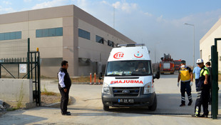 Manisa'da fabrika yangnı