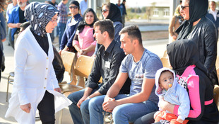 Mardin'de şehitler için tören