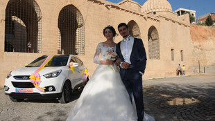 Mardin'in tarihi mekanları mutlu anlarına tanıklık ediyor