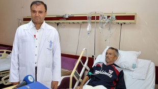 Midesinden 10 kilogramlık tümör çıkarıldı